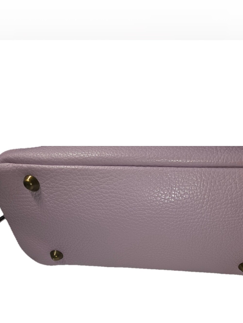 Genuine Leather Stylish Lilac Satchel Handbag / Shoulder bag - Picture 9 of 9